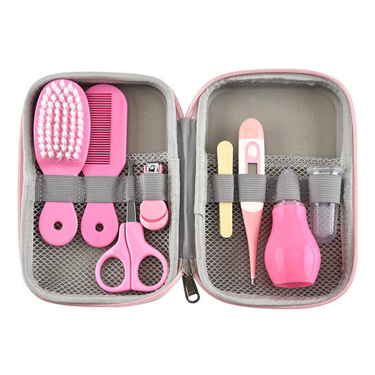 8-piece Package Baby Care Set Pink