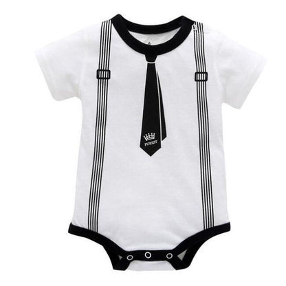 Newborn Baby Clothing Summer Gentleman Front