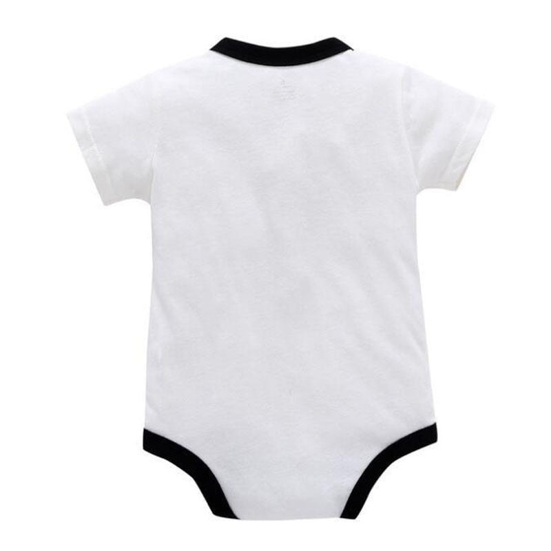 Newborn Baby Clothing Summer Gentleman Back