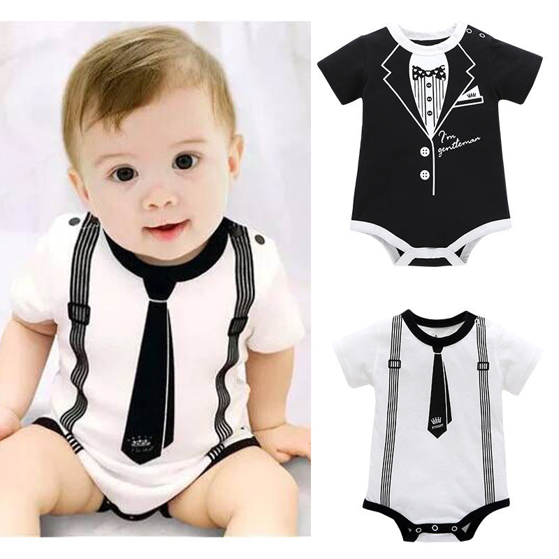 Newborn Baby Clothing Summer Gentleman Image