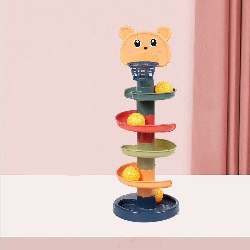 Baby Toys Sliding Rolling Balls Pile Tower