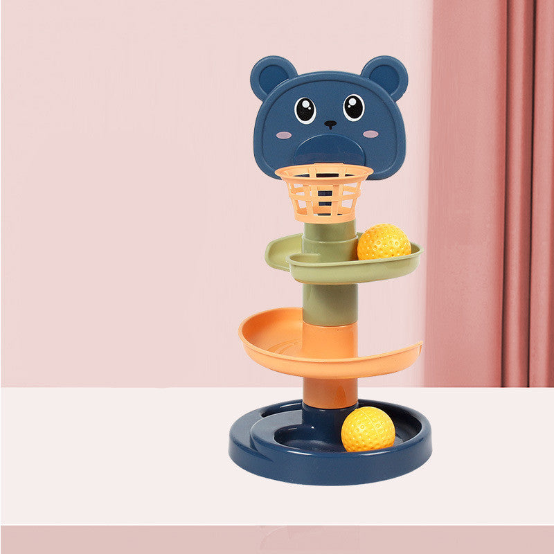 Baby Toys Sliding Rolling Balls Pile Tower