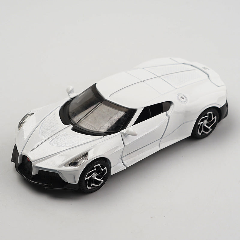 Bugatti La Voiture Noire Car Model White