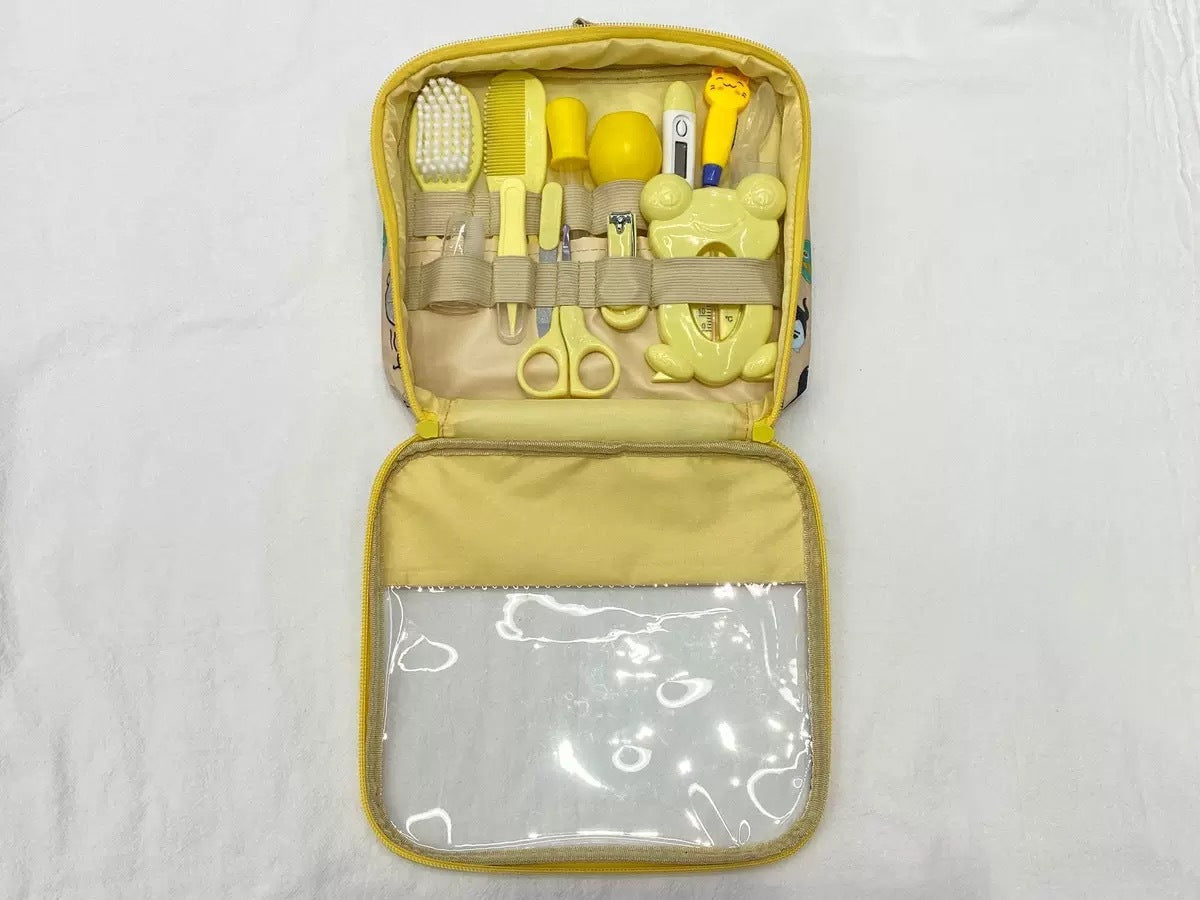 Baby Care Kit Items Yellow