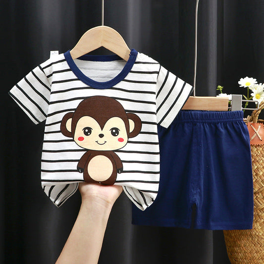 Children's Short-sleeved Suit T-shirt