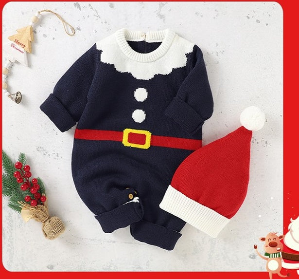 Adorable Baby Christmas Jumpsuit - Festive Holiday Outfit for Infants Colour