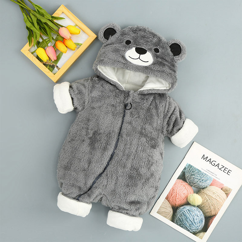 Soft Cotton Baby Onesies ClothesGrey